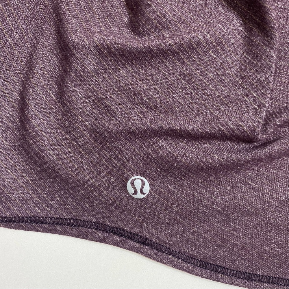 LULULEMON Wild Tank  Black Cherry Electric Coral Size 6 - Picture 9 of 10